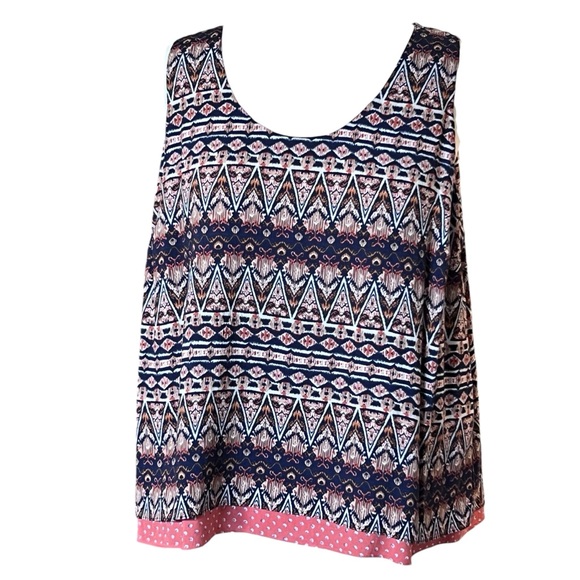 Lucy & Laurel sleeveless top SZ 3X. - Picture 1 of 7